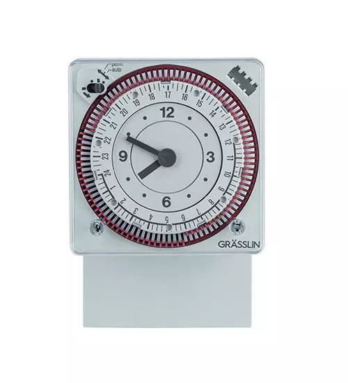 Grasslin Analogue DIN Rail Time Switch, 1-Channel 230 V ac