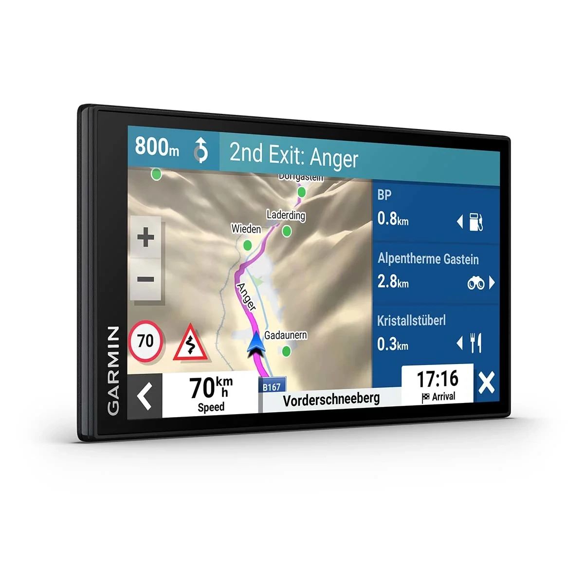 010-02470-10 Garmin 1024 x 600 pixel Garmin DriveSmart 76 Sat Navs