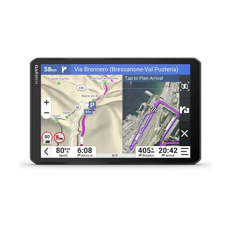 Garmin 1280 x 800 pixel Dezl LGV820 Sat Navs