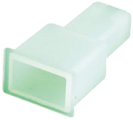 JST, 63 Nylon Crimp Terminal Housing, 10.5 mm Tab Size, Natural