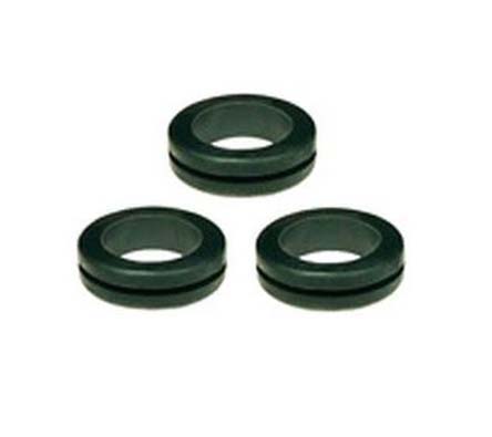 SES PLIO Black Polyvinyl Chloride 18 mm Cable Grommet for 10 mm Cable Dia. 01070032010
