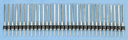 E-TEC SIB Series Straight Through Hole PCB Header, 32 Contact(s), 2.54mm Pitch, 1 Row(s)