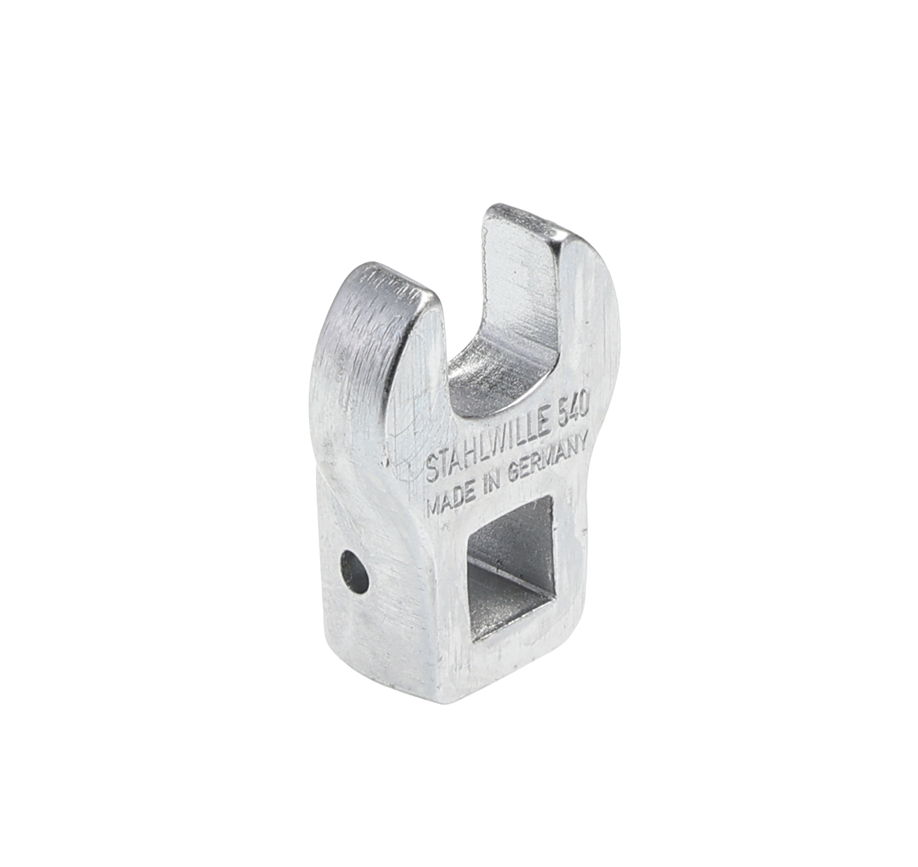 STAHLWILLE Crow Foot Spanner Head, 1/4 in Insert, 8 mm, Chrome Finish