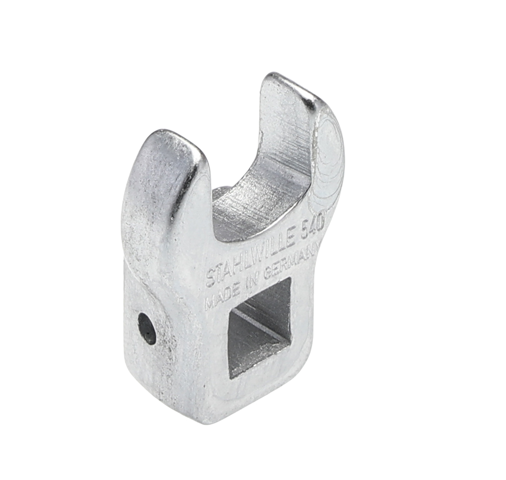STAHLWILLE Crow Foot Spanner Head, 1/4 in Insert, 10 mm, Chrome Finish