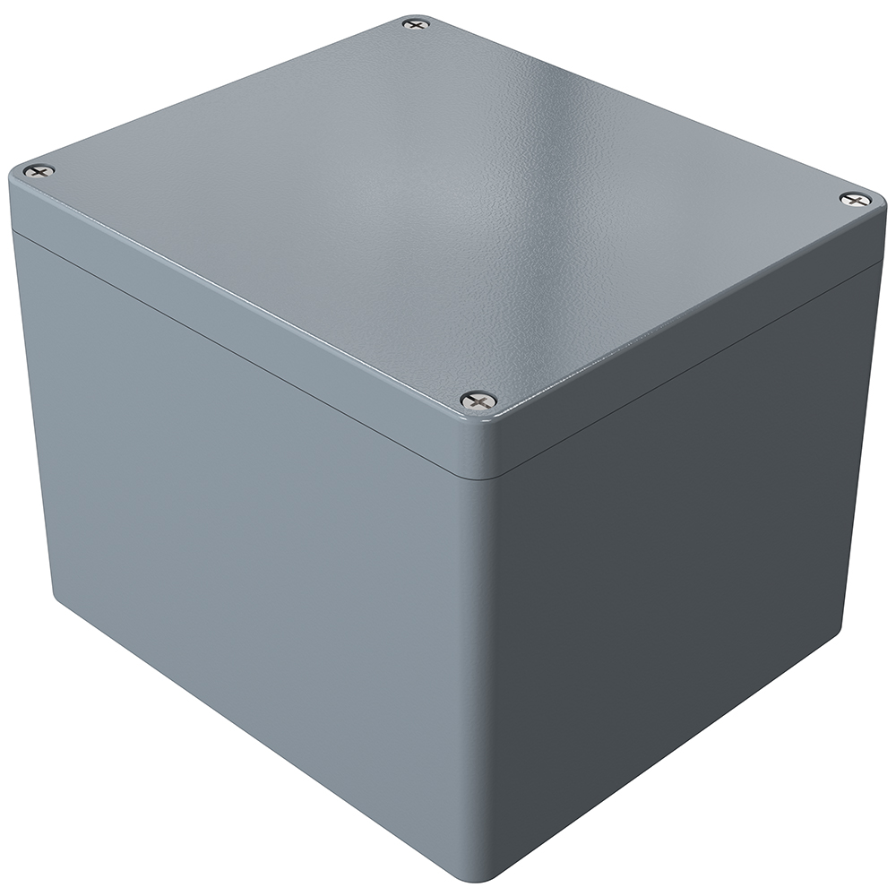Rose Aluminium Standard Series Grey Die Cast Aluminium Enclosure, IP66, IK09 180 mm, 230 mm, 200 mm
