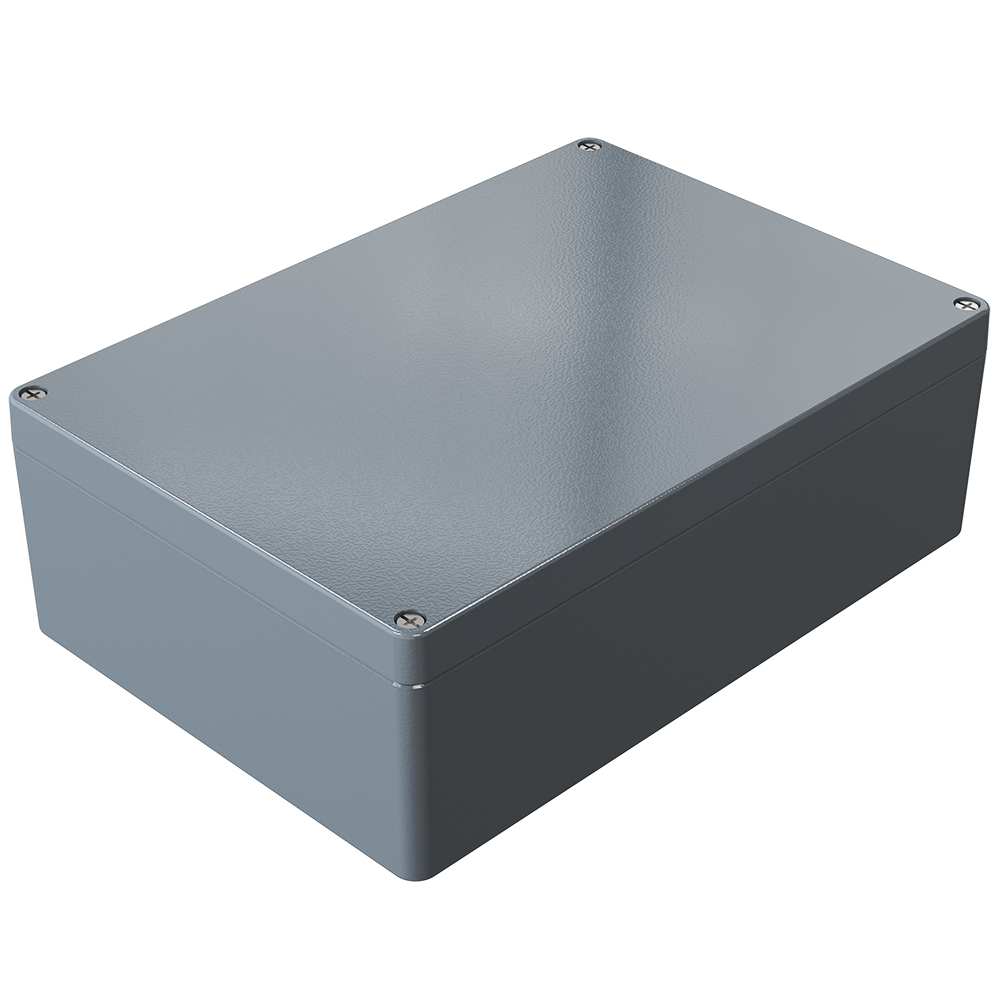 Rose Aluminium Standard Series Grey Die Cast Aluminium Enclosure, IP66, IK09 111 mm, 330 mm, 230 mm