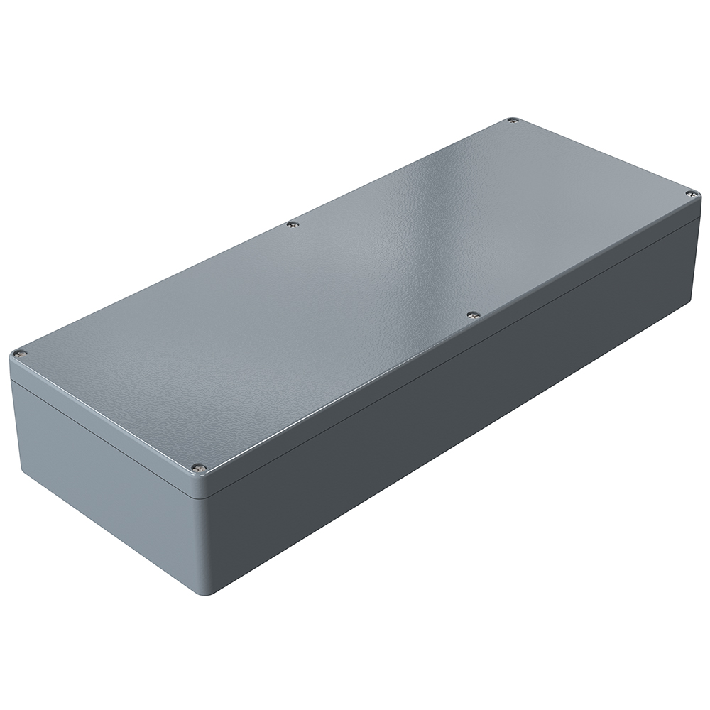 Rose Aluminium Standard Series Grey Die Cast Aluminium Enclosure, IP66, IK09 600 mm, 600 mm, 230 mm