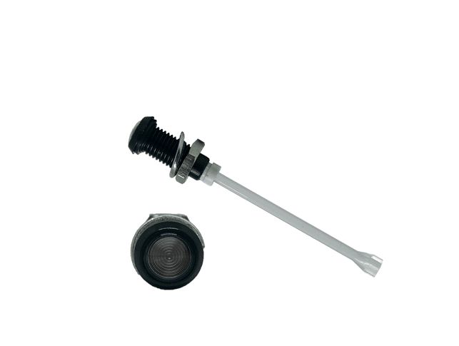 RHD-2390-F9PS67PR Bivar, Panel Mount Vertical LED Light Pipe, Smoke Round Lens