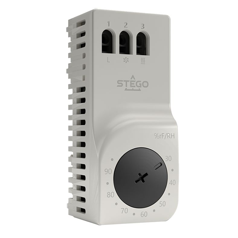 STEGO Hygrostat, Adjustable, DIN Rail 250 V ac