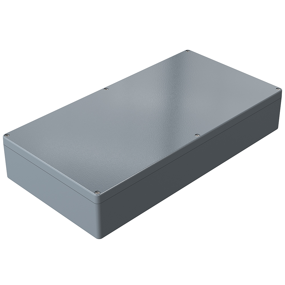 Rose Aluminium Standard Series Grey Die Cast Aluminium Enclosure, IP66, IK09 110 mm, 600 mm, 310 mm