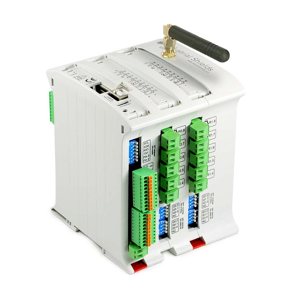 Industrial Shields M-Duino, M-DUINO Series PLC CPU, Digital Output, 18-Input19 Outputs