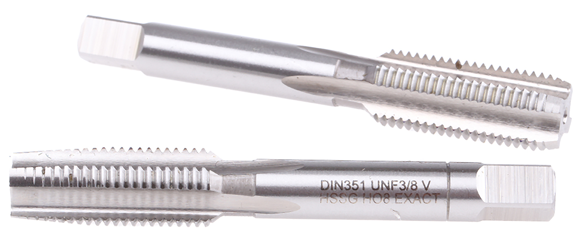 EXACT Tap Set, 3/8 UNF Thread, UNF Standard, Hand Tap