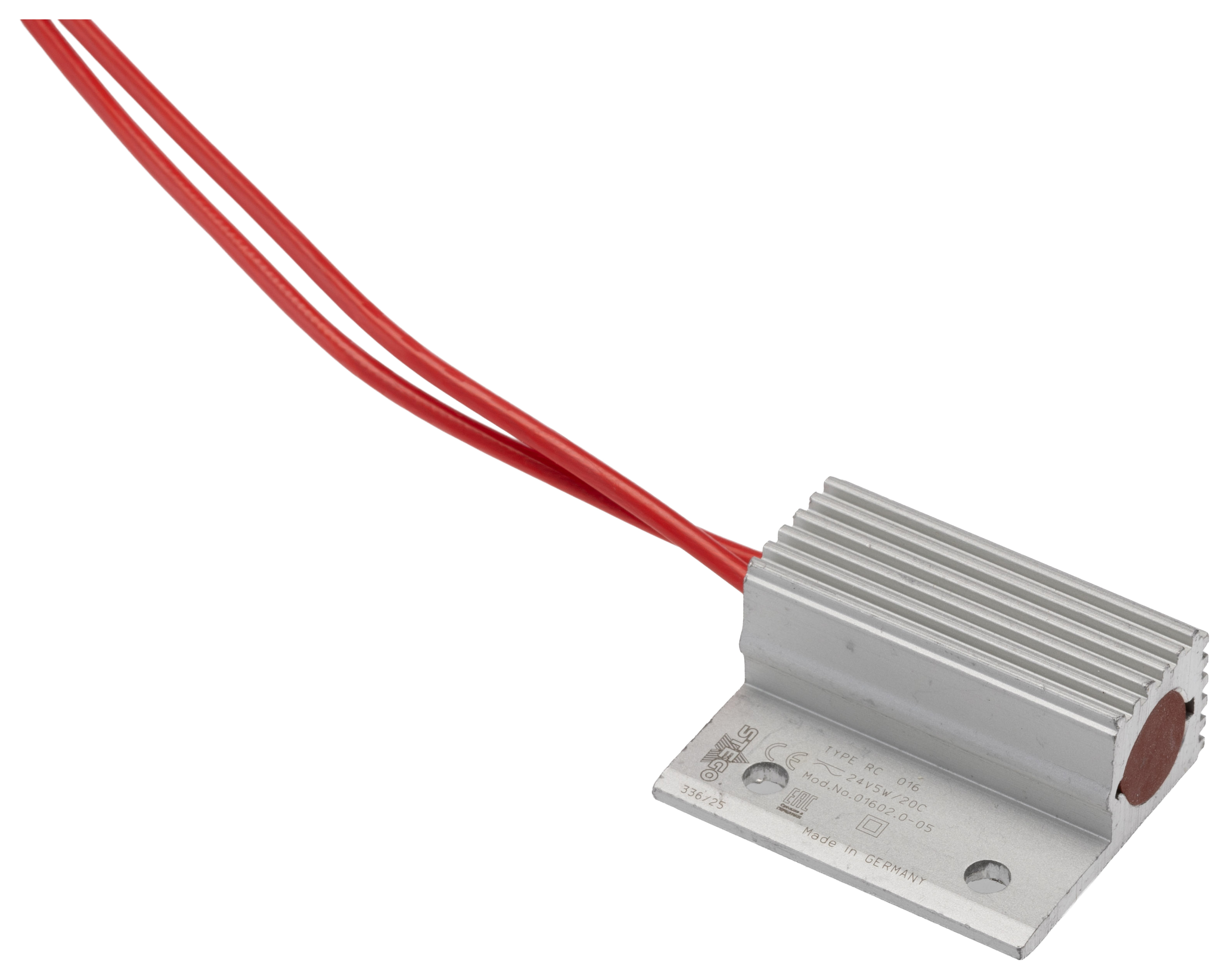 016020-05 STEGO Heating Element, 50mm, 5 W, 12V ac/dc, 24 V ac/dc