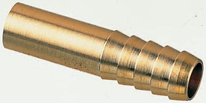 Legris Brass Compression Fitting Compression Adapter, Female Metric 1/2 in to Female