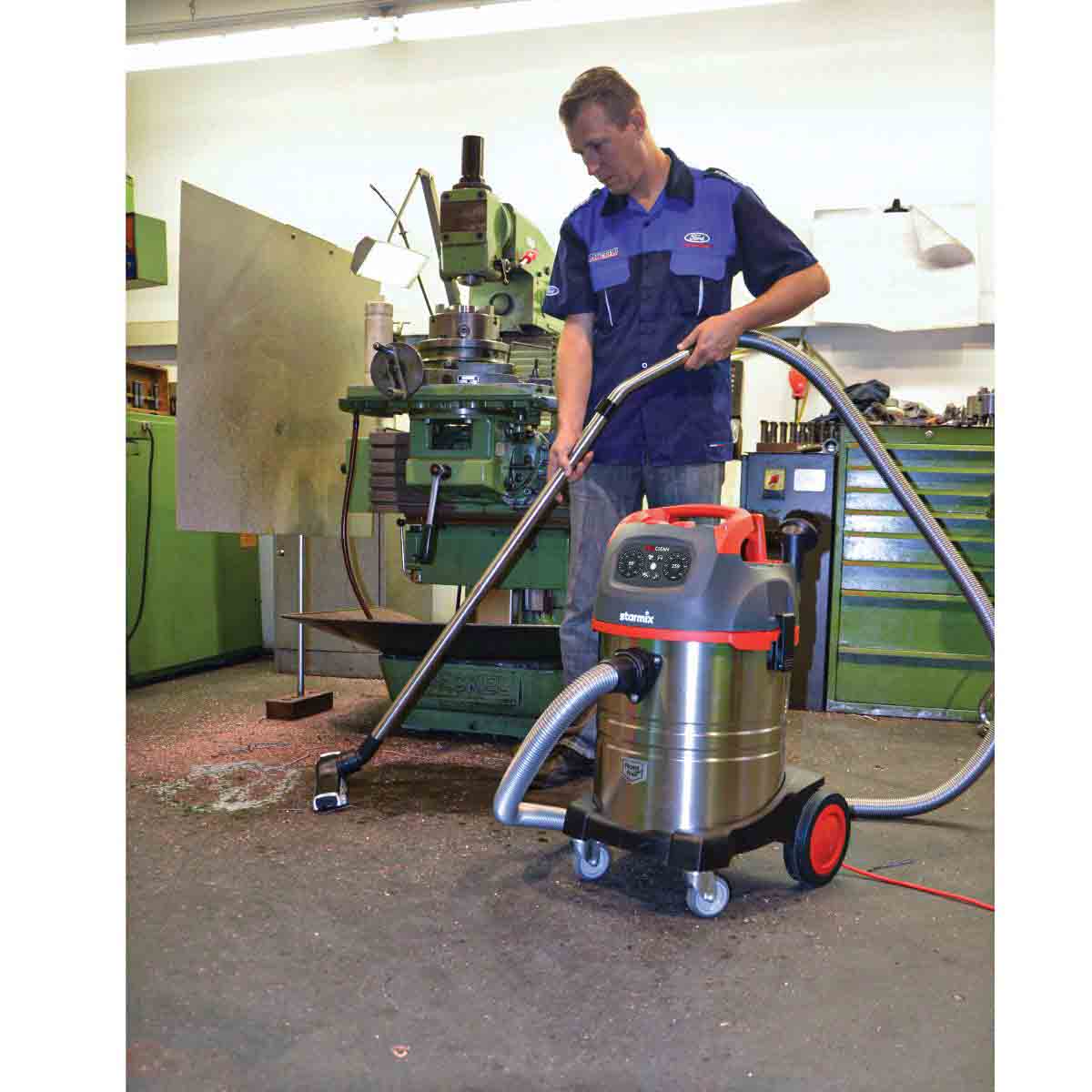 017389 Starmix Floor Vacuum Cleaner Vacuum Cleaner, 12 m Cable, 240V ac, 3-Pin (Global), Type C - EU