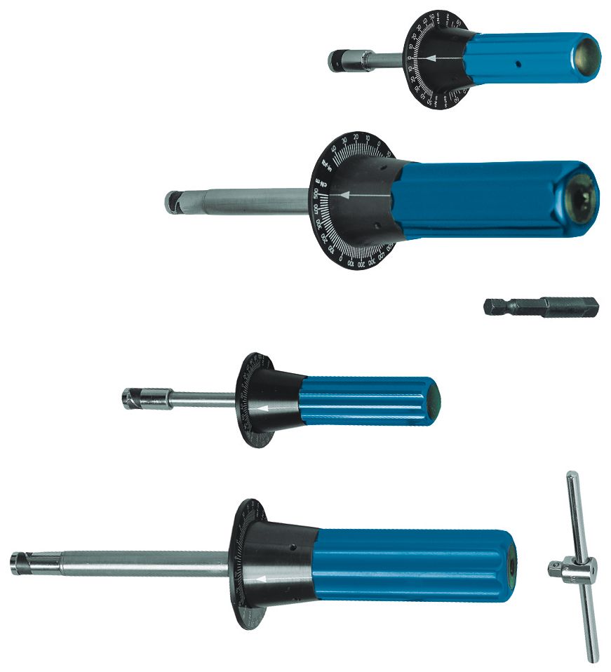 017400a23620 MHH Engineering Dial Measuring Torque Screwdriver, 0.01 To 0.5 Nm, 1/4 in Drive, ±6 % Accuracy, RSCAL