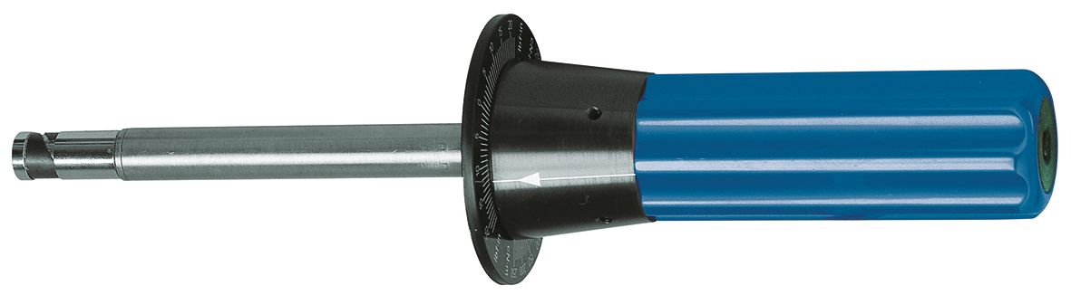 MHH Engineering Dial Measuring Torque Screwdriver, 0.5 To 2.50 Nm, 1/4 in Drive, ±6 % Accuracy, RSCAL
