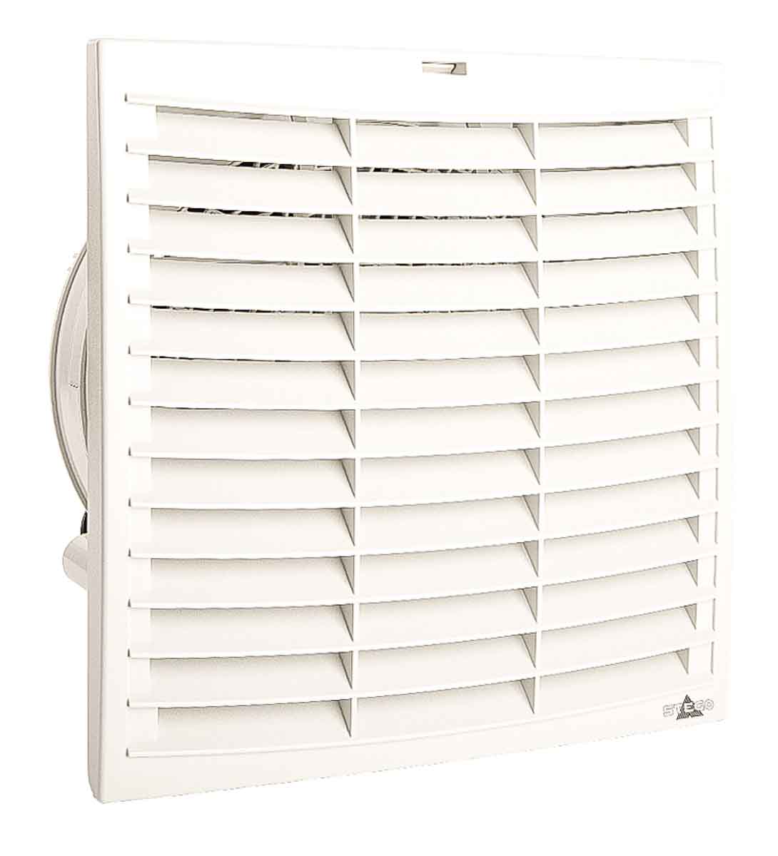 STEGO FPI/FPO 018 Series Filter Fan, 115V ac, AC, 593 m³/h Filtered, 665 m³/h Unimpeded, IP54, 291 mm, 291 mm x