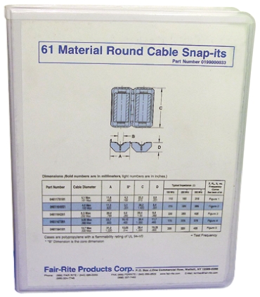 Fair-Rite 18 piece Cable Joint Ferrite Kit