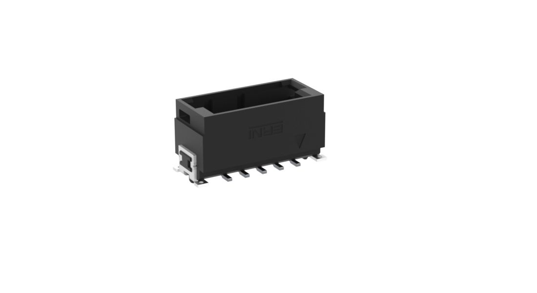 ERNI MaxiBridge Series Vertical Surface PCB Header, 10 Contact(s), 2.54 mm Pitch, 1 Row, Shrouded