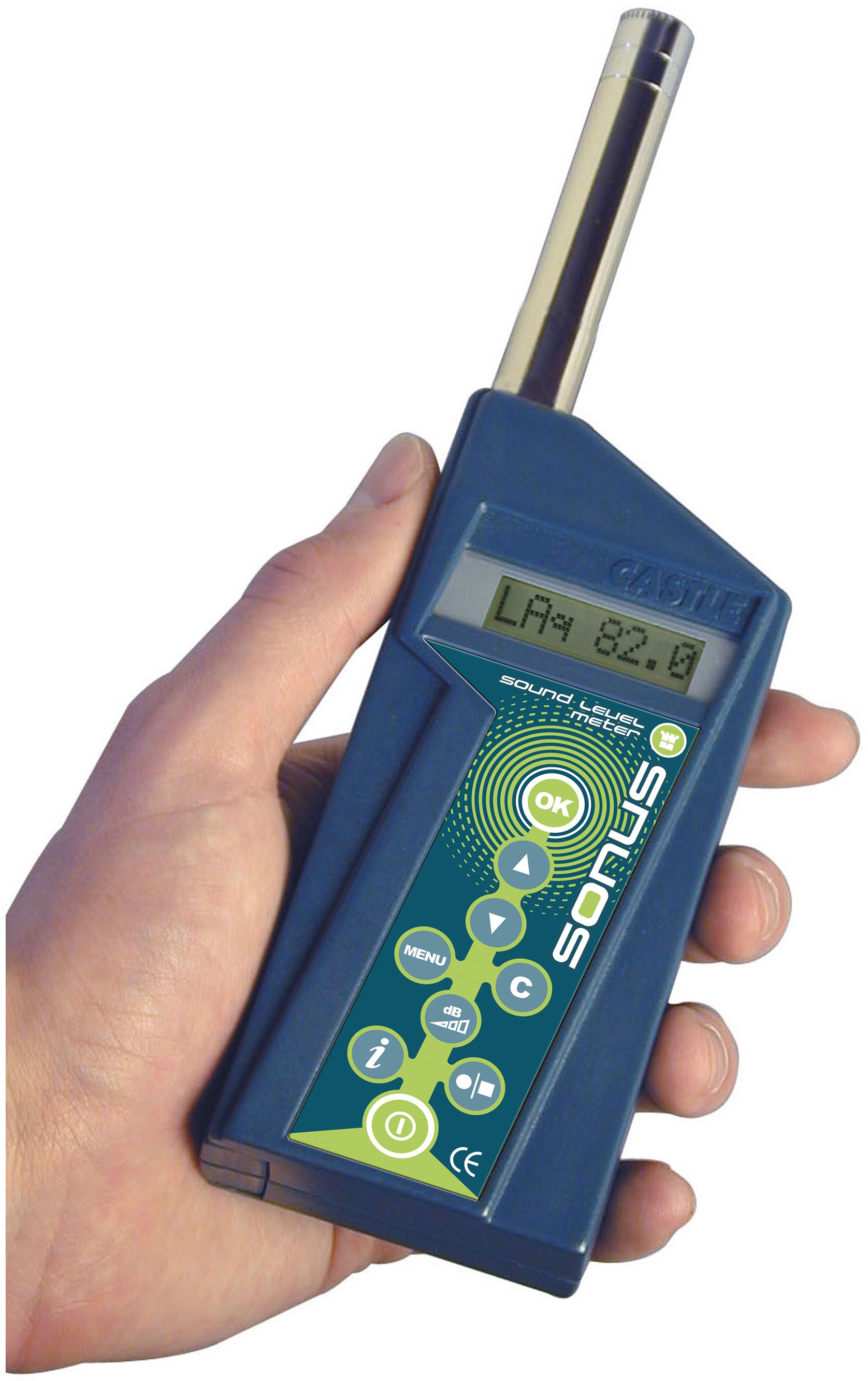 01ga116e Castle  Sonus GA116E Class 1  Data Logging  Sound Level Meter 20 dB to 133 dB 20 kHz max, RSCAL