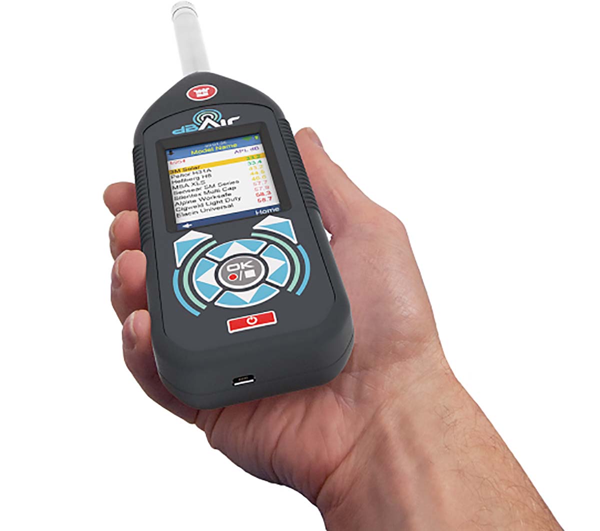 Castle  dBAir GA141S Class 1  Data Logging  Sound Level Meter 25 dB to 140 dB 20 kHz max, RSCAL