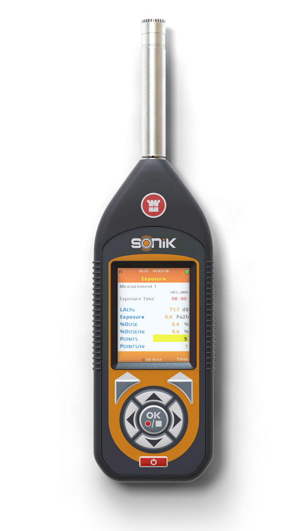 Castle  Sonik GA142S Class 1  Data Logging  Sound Level Meter 25 dB to 140 dB 20 kHz max, RSCAL