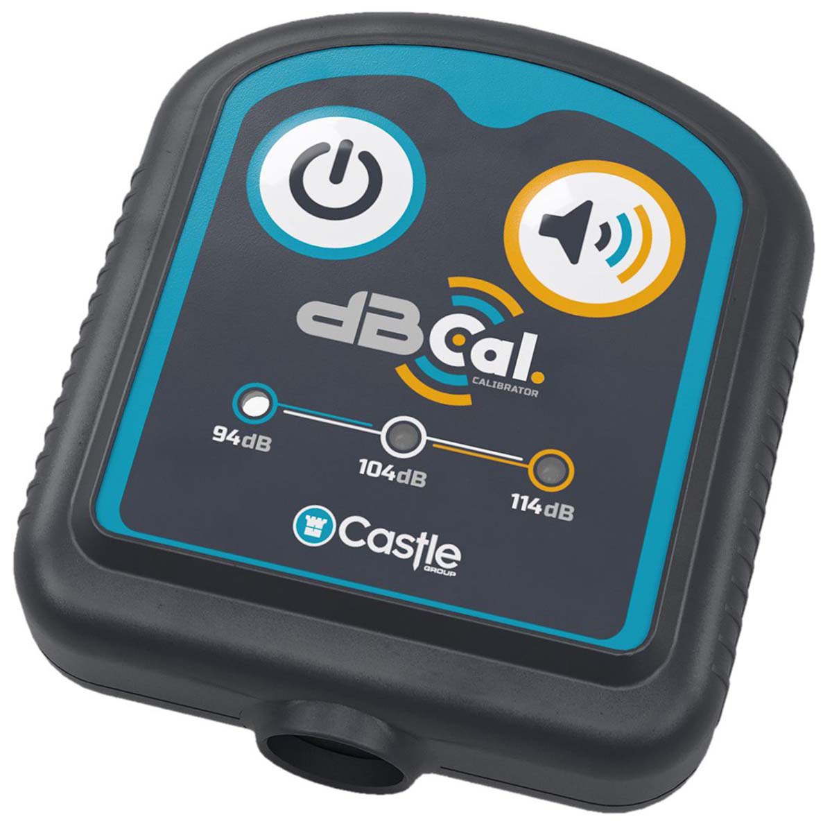 Castle 01GA612 Sound Level Calibrator, ±0.4 dB Accuracy, 114 dB Output, 45689 in Microphone