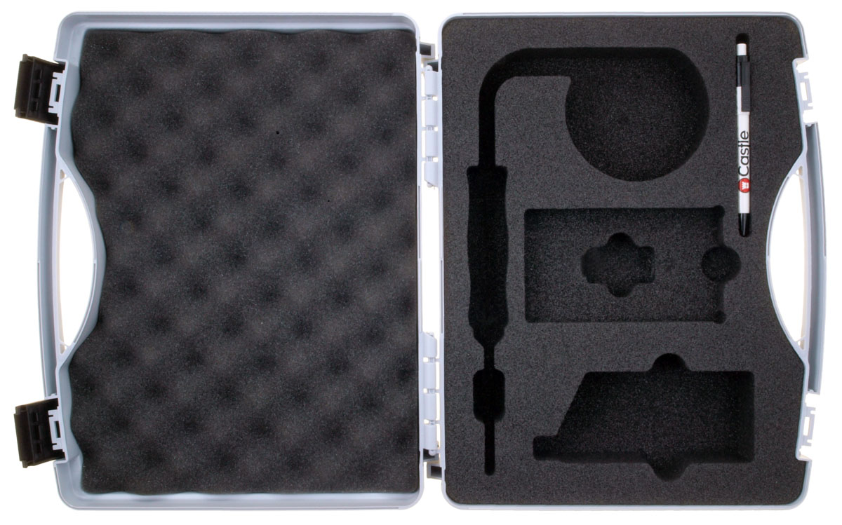 Castle Grey Rubber Instrument Case 83 mm, 320 mm, 275 mm