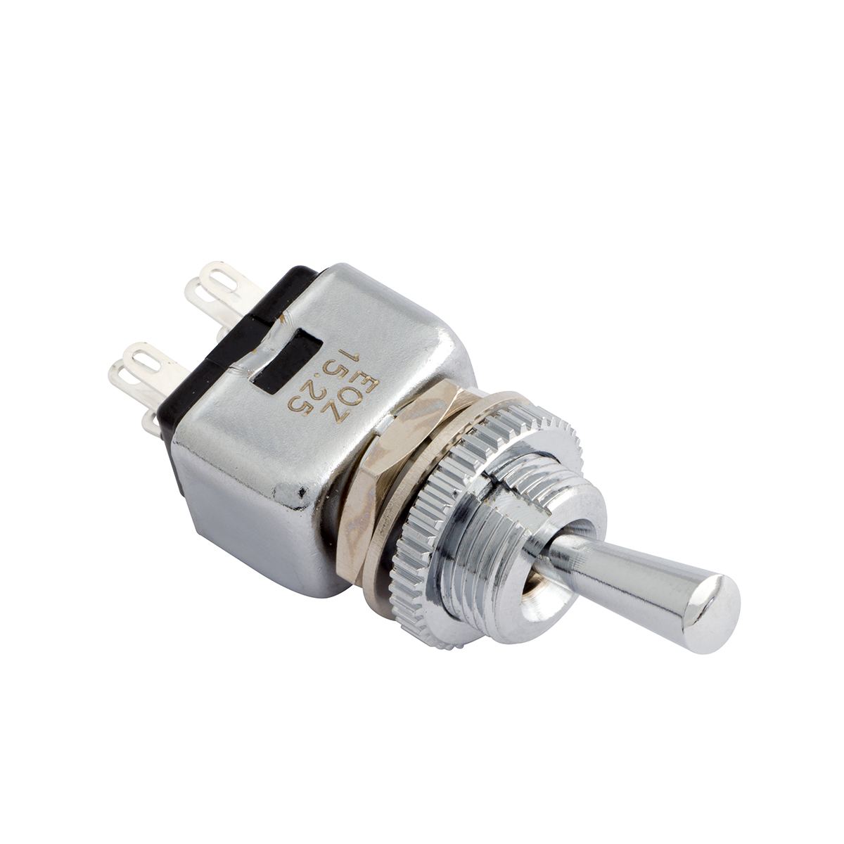 EOZ Toggle Switch, Panel Mount, On-On, DPDT, Solder Terminal, 48 V dc, 220 V ac