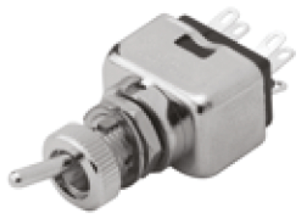EOZ Rotary Switch, Panel Mount, On-On, SPDT, Solder Terminal, 48 V dc, 220 V ac