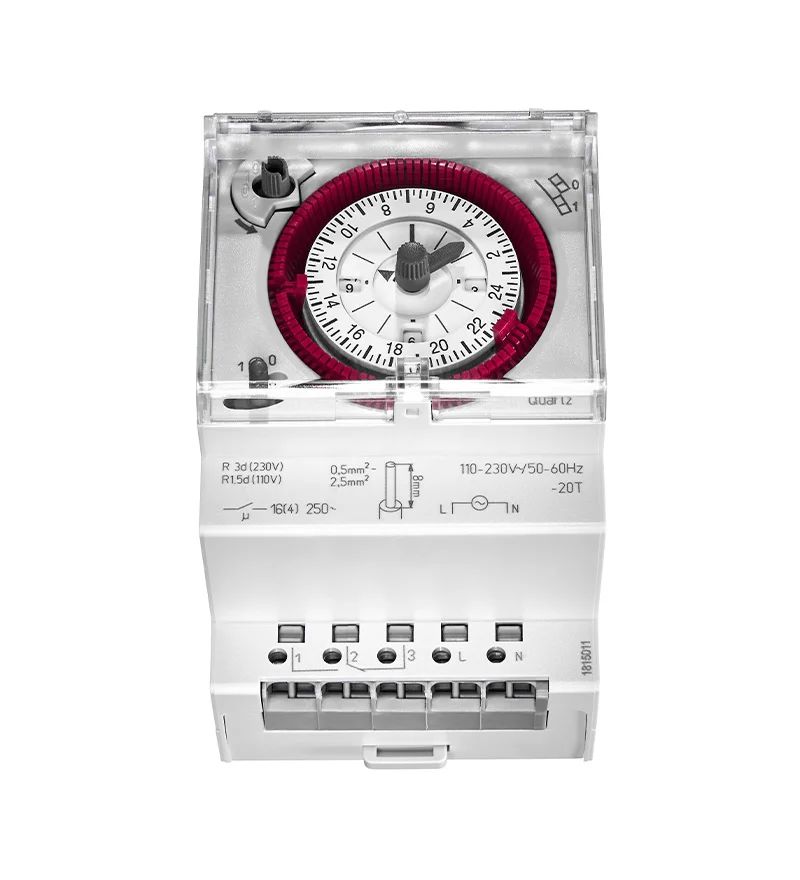 022800011 Grasslin Analogue DIN Rail Time Switch 230V ac