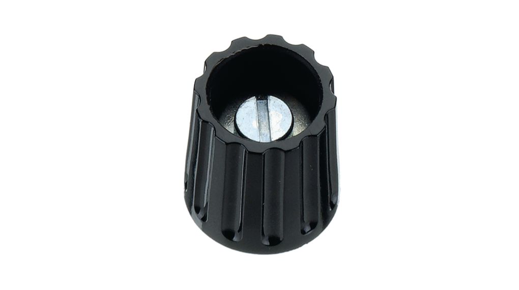 Elma Potentiometer Knob 14.5 mm 6 mm, Black