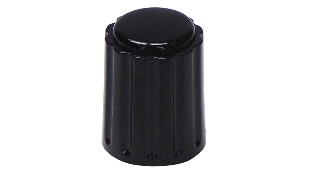 Elma Potentiometer Knob 45 mm 0.25 in, Black