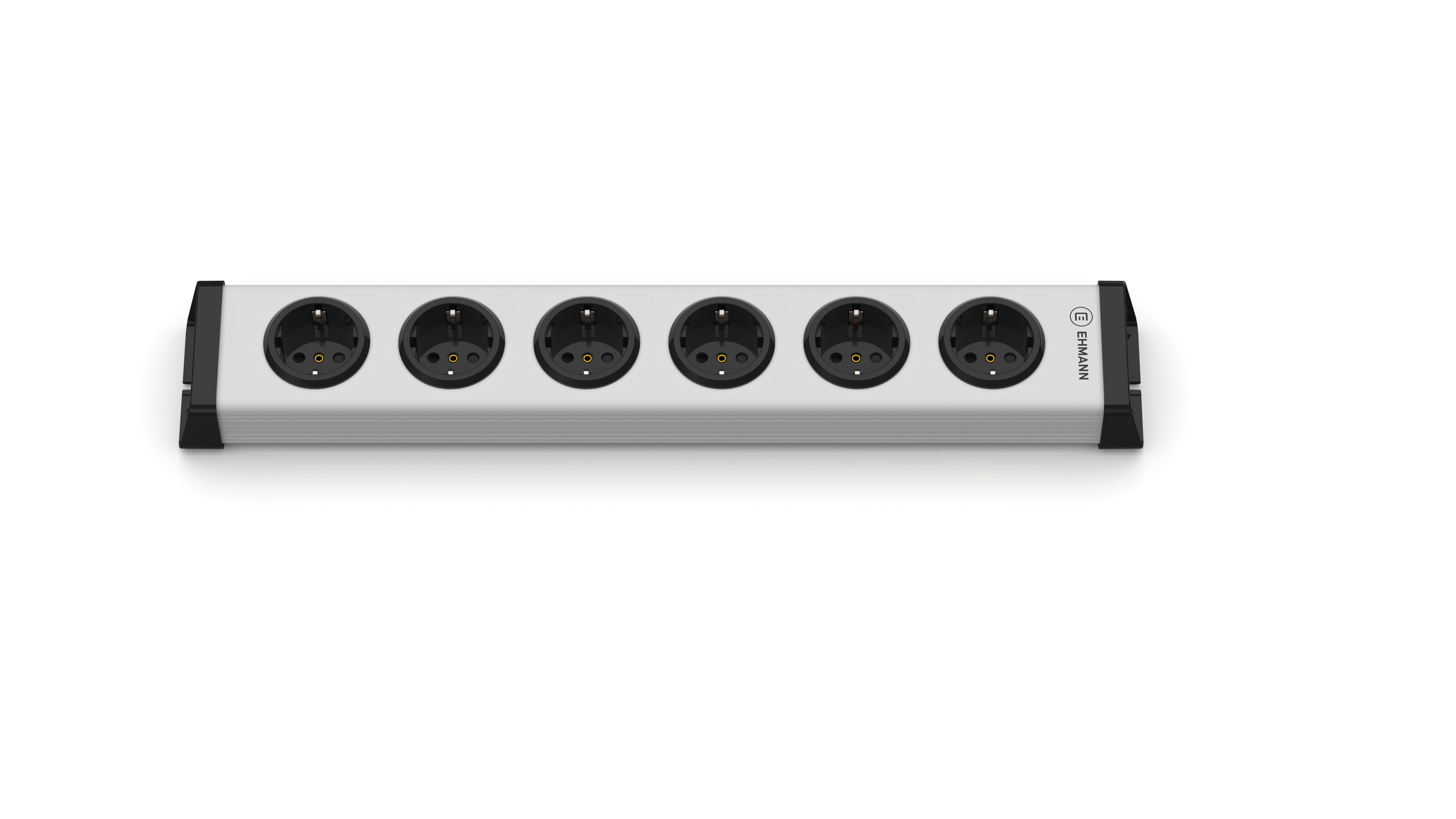 Bodo Ehmann Type F 6 Gang Socket Bar, 16A, 230V RCD Protected