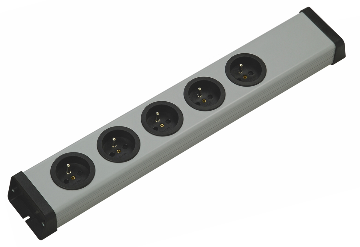 Bodo Ehmann Type E 5 Gang Trailing Socket, 16A, 250V