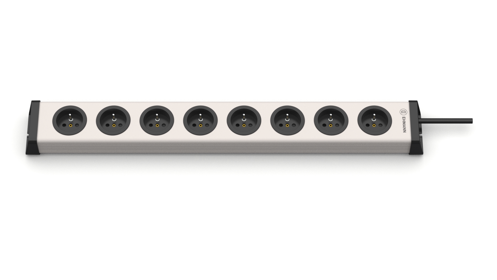 Bodo Ehmann Type E - French 8 Gang Socket Bar, 1.5m Cable, 16A, 230V