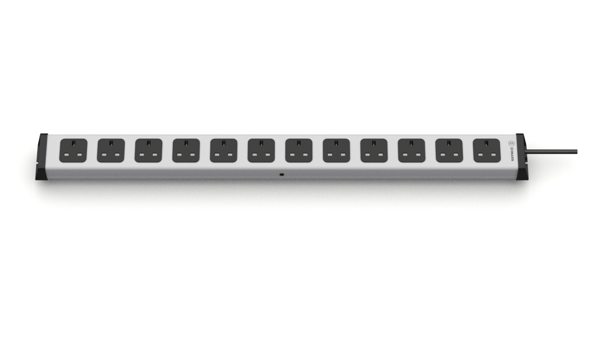 Bodo Ehmann Type G 12 Gang Socket Bar, 1.5m Cable, 13A, 230V Fused
