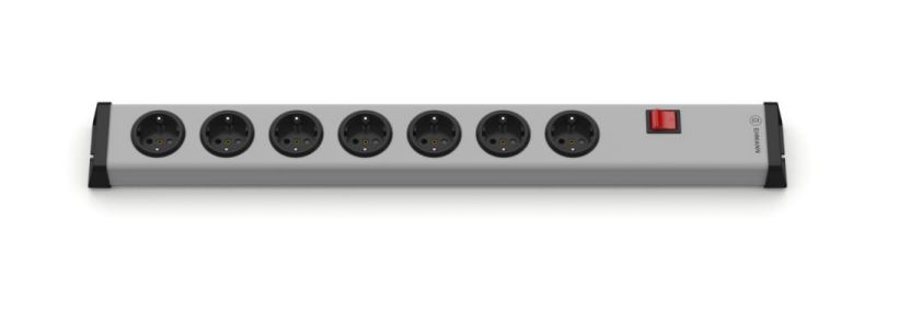 Bodo Ehmann Type F 7 Gang Socket Bar, 16A, 250V