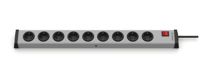 Bodo Ehmann Type F 9 Gang Socket Bar, 1.5m Cable, 16A, 250V