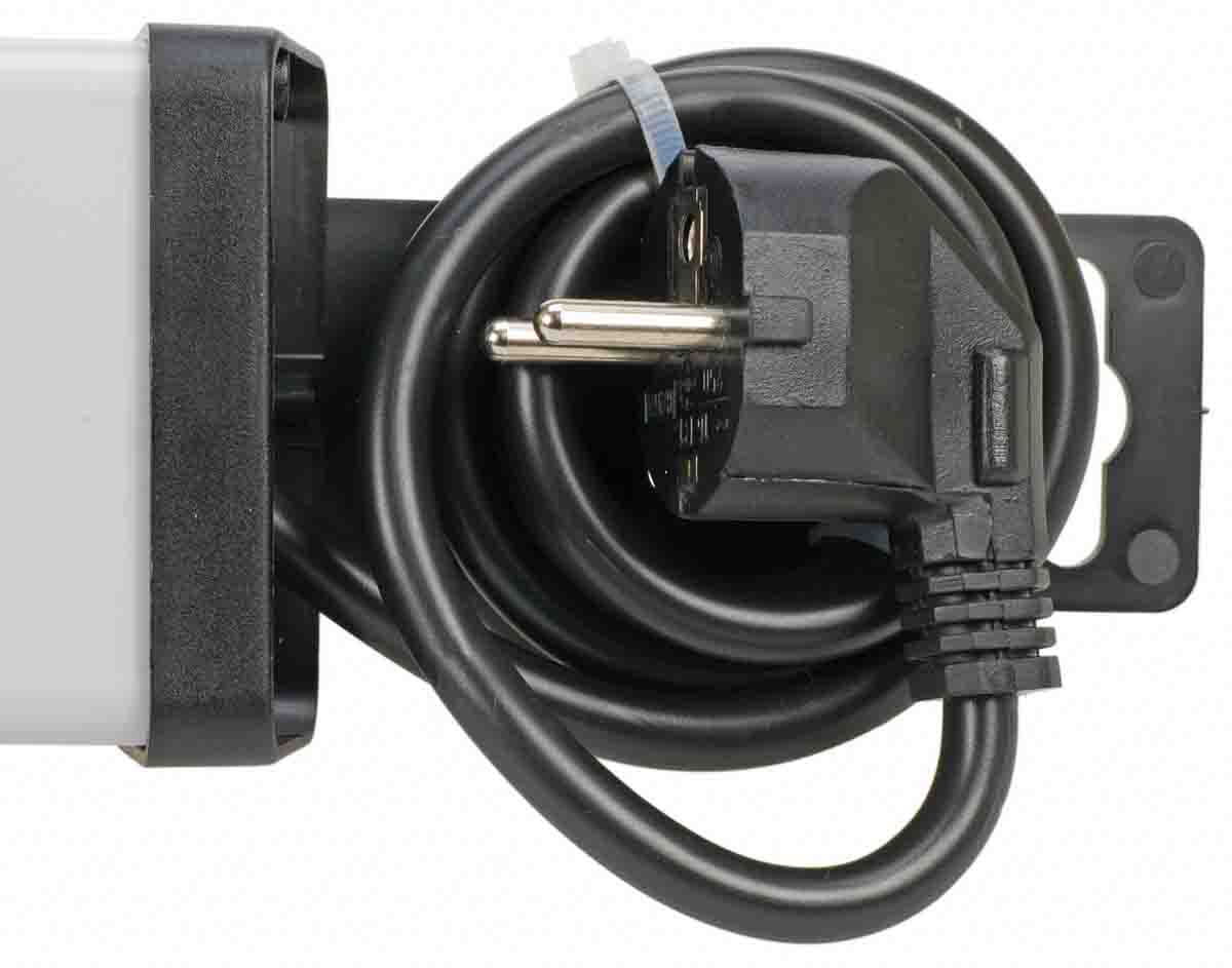 0201x08052303 Bodo Ehmann Type F 5 Gang Socket Bar, 3m Cable, 16A, 230V