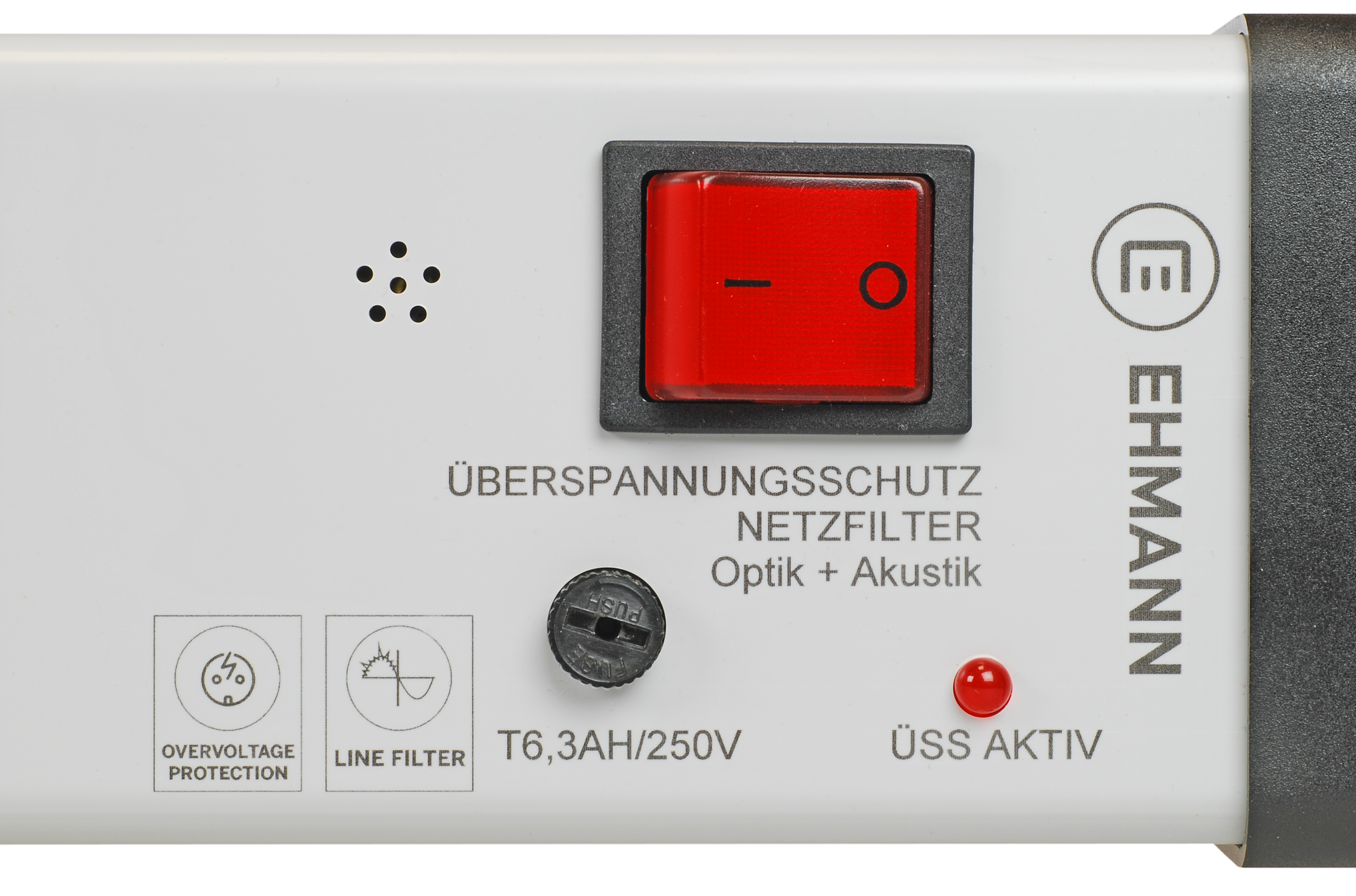 Bodo Ehmann Type F - German Schuko 5 Gang Socket Bar, 3m Cable, 16A, 250V