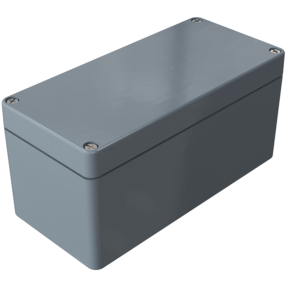 Rose Polyester Standard Series Grey Fibreglass Reinforced Polyester Enclosure, IP66, IK08 160 mm, 160 mm, 75 mm