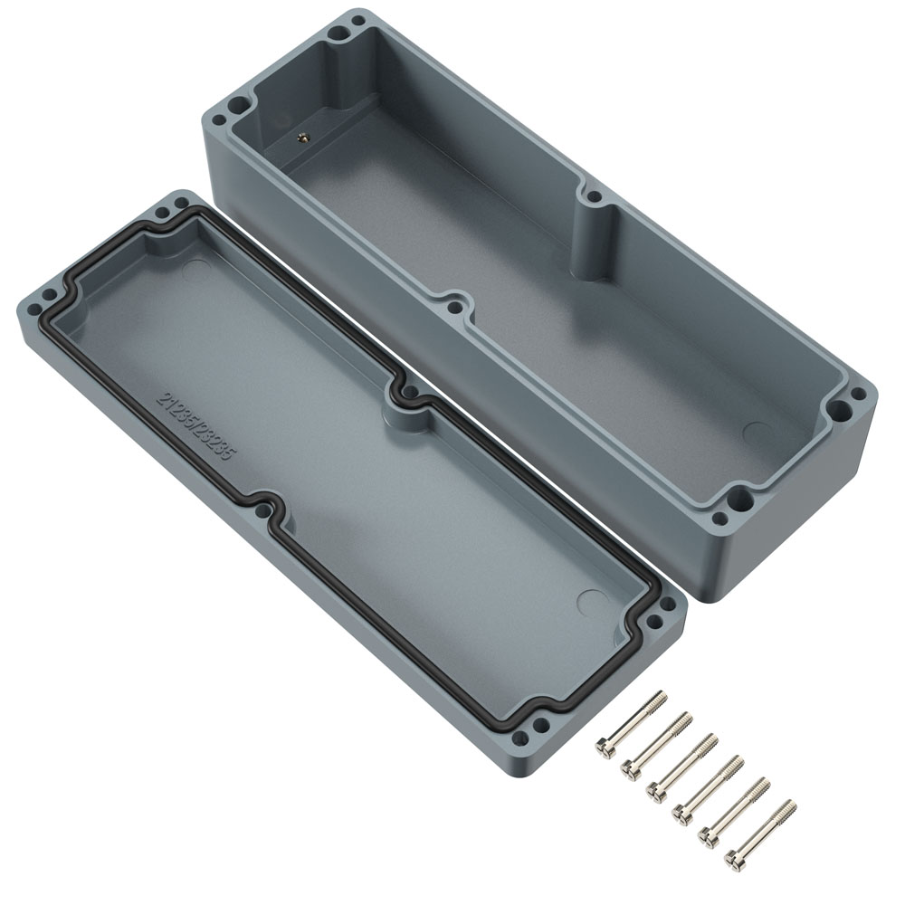 020823060 Rose Polyester Standard Series Grey Fibreglass Reinforced Thermoset Polyester, Graphite Enclosure, IP66, IK08 56.5 mm,
