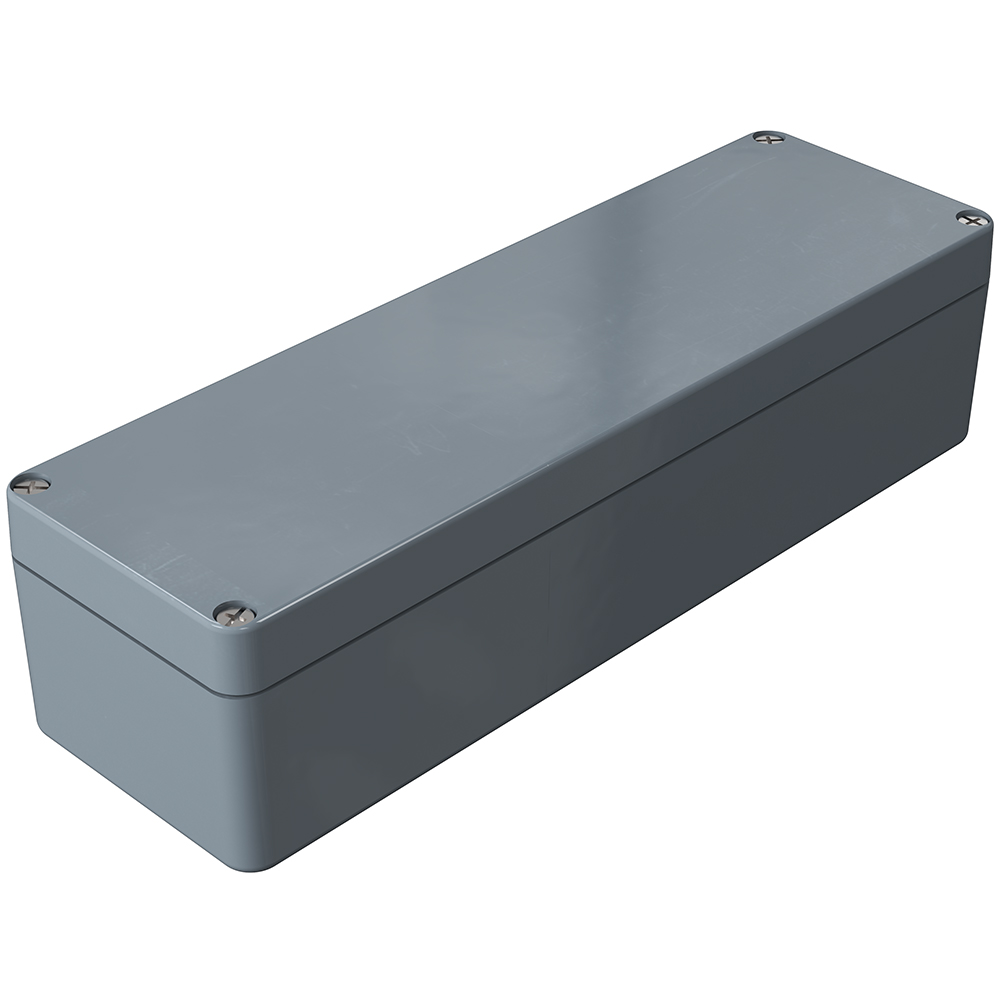 Rose Polyester Standard Series Grey Fibreglass Reinforced Thermoset Polyester, Graphite Enclosure, IP66, IK09 81 mm, 320