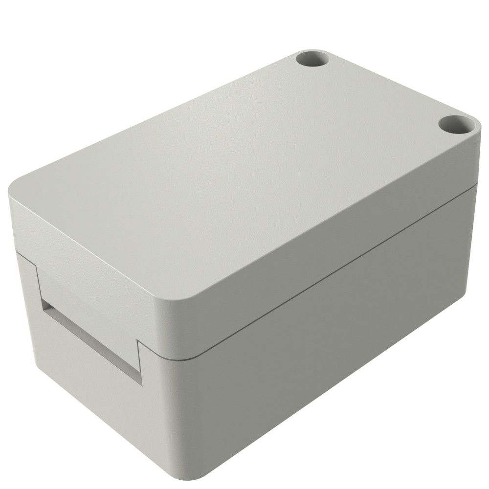 Rose Mini Polyglass Series Polyethylene Terephthalate Wall Box, IP66, 120 mm x 200 mm x 100 mm