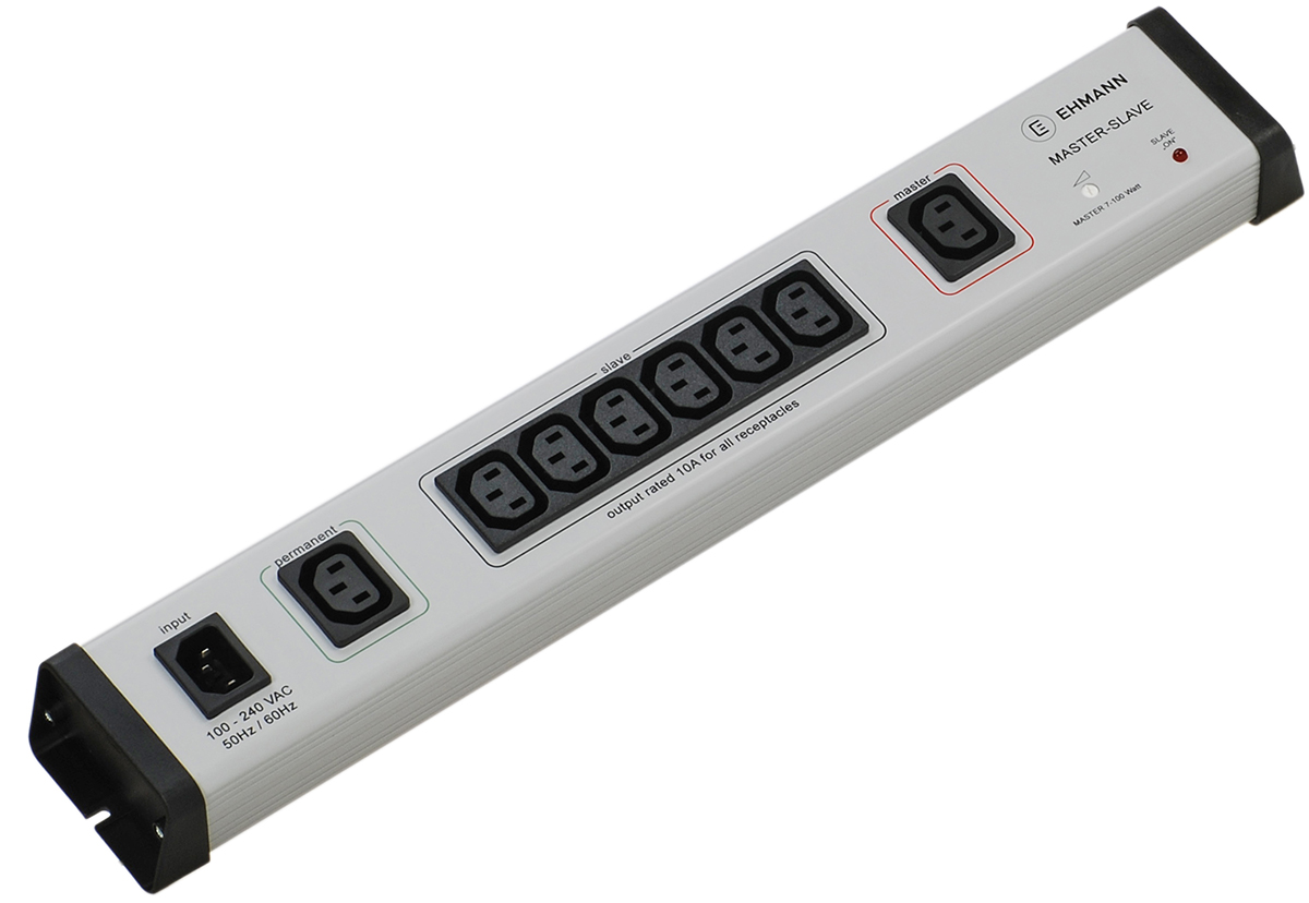 0211x05082308 Bodo Ehmann IEC Socket C13 7 Gang Socket Bar, 1.5m Cable, 10A, 250V Fused