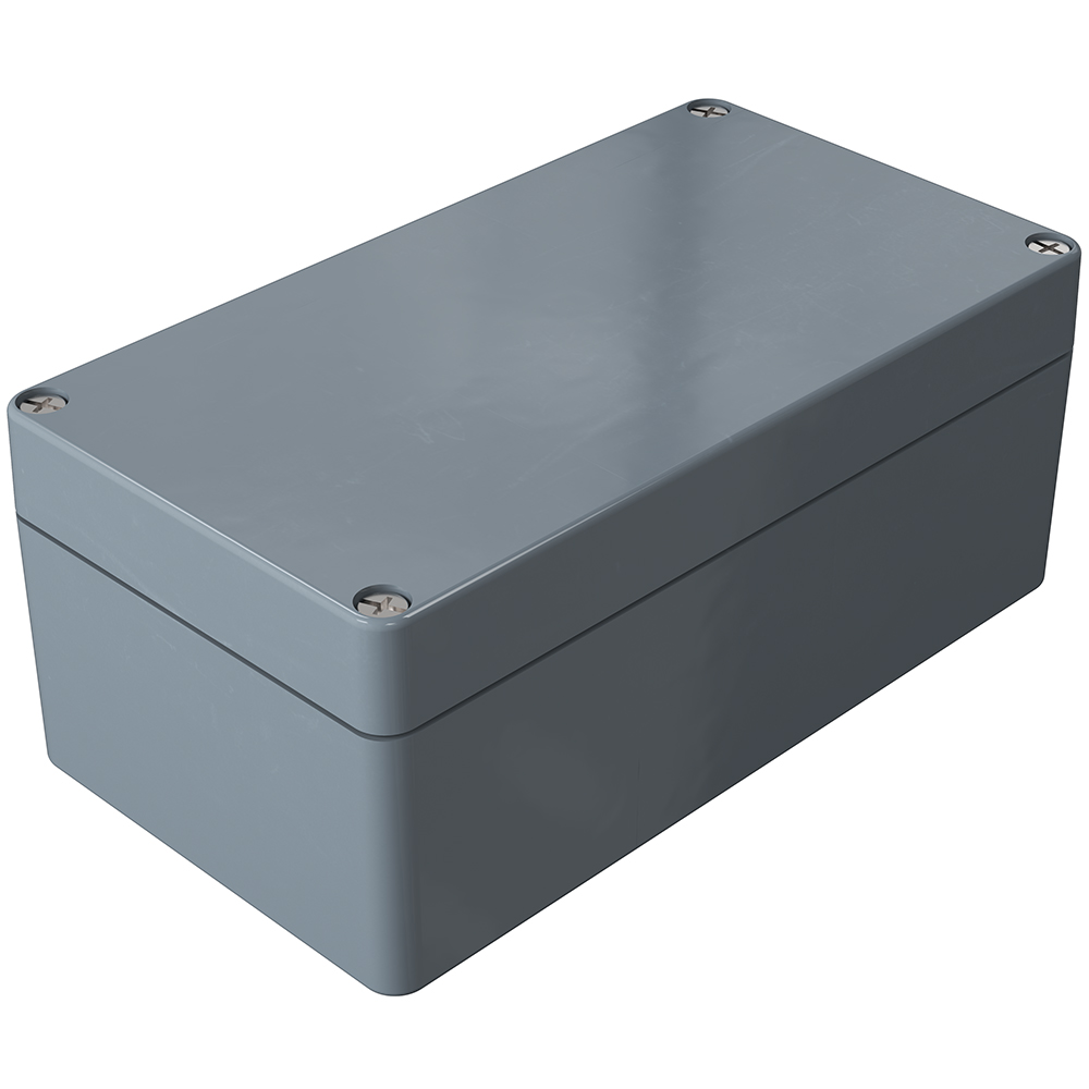 Rose Polyester Standard Series Grey Polyester Enclosure, IP66 90 mm, 220 mm, 120 mm