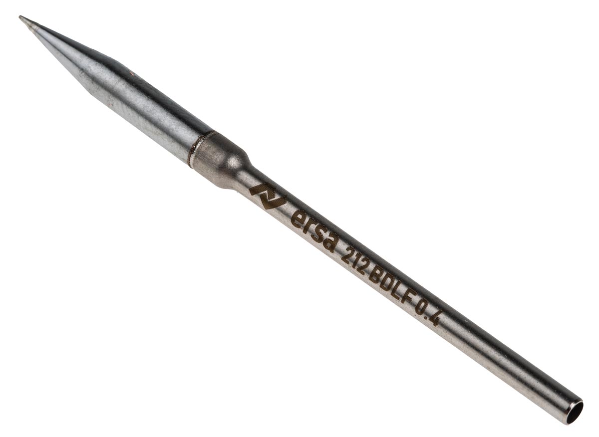 Ersa 0.4 mm Conical 75 mm Soldering Iron Tip for use with Micro Tool