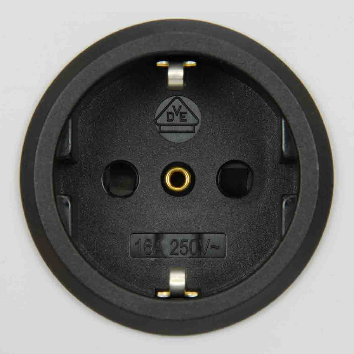 0214x00058341 Bodo Ehmann Type F 5 Gang Socket Bar, 1.5m Cable, 16A, 230V